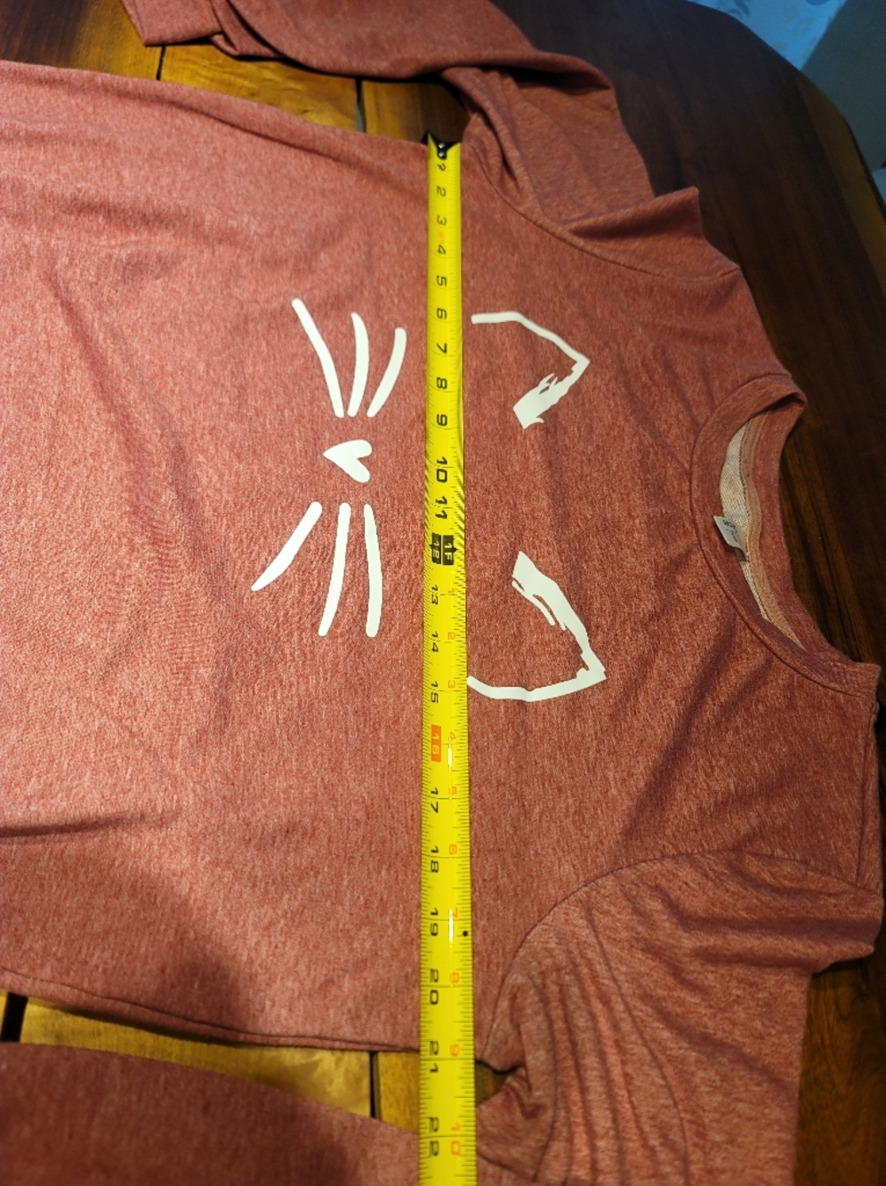 Heathered Dusty Rose Cat Crewneck Size Large - Picture 4 of 6